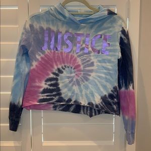 Justice tie-dyed sweatshirt!